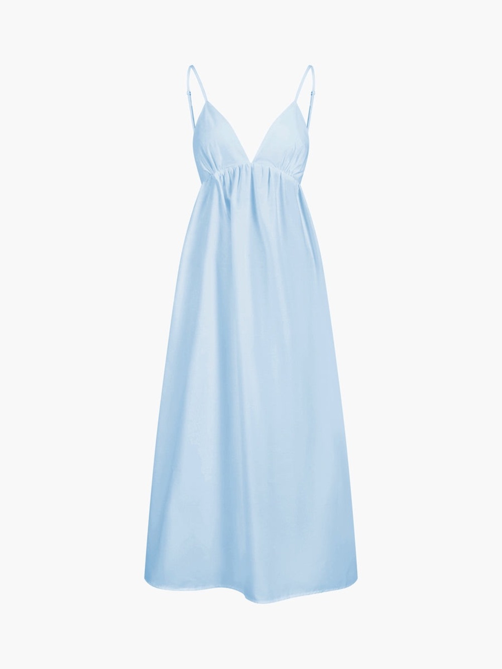 Commense blue Coastal Cowgirl Open Back Long Dress